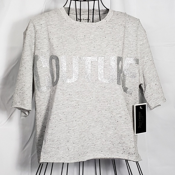 Juicy Couture Tops - Juicy Couture Black Label Crop Tee NWT
